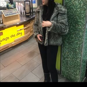 FUR COAT FROM RAMPAGE